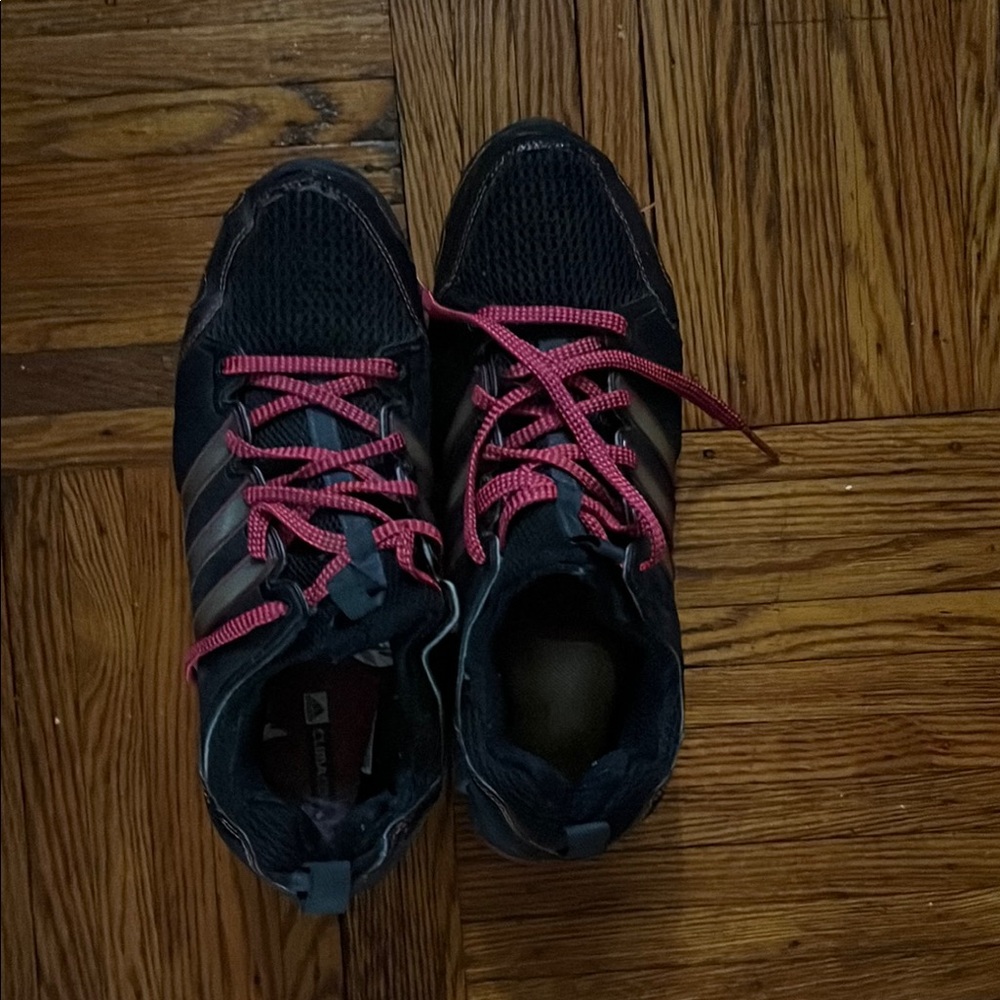 Adidas Clima Cool Women’s size 10 Black and Pink Athletic Running Shoes